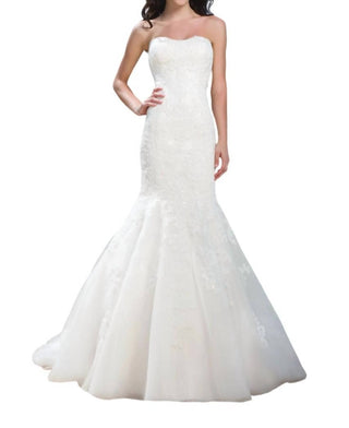Justin Alexander - Beaded Lace Mermaid Dress