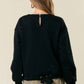 Doe And Rae - Fleece Drop Shoulder Long Sleeve Drawstring Back