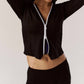 Free People - Playing for Keeps Zip Up Top