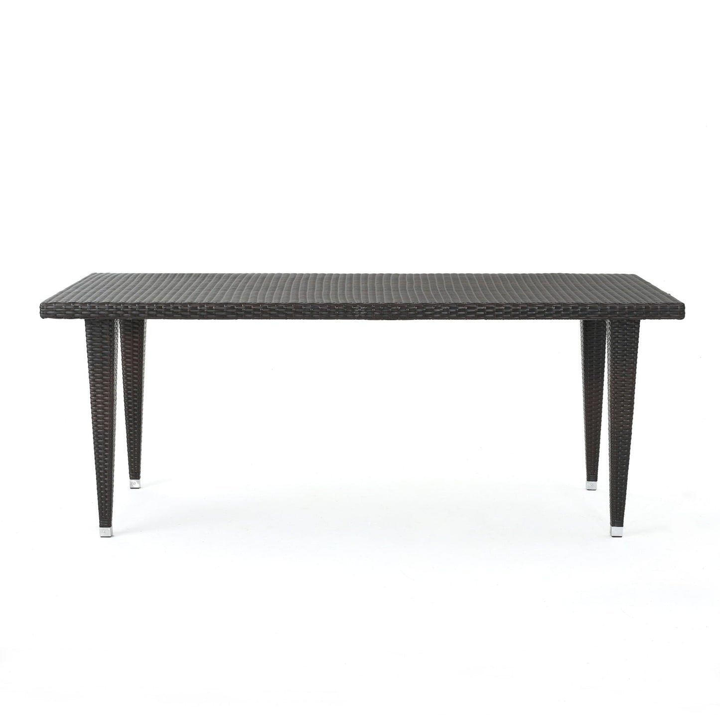 Reflect Outdoor Dining Table With Rattan Cover - Dark Gray