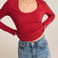 Z Supply - SIRENA RIB LONG SLEEVE TEE