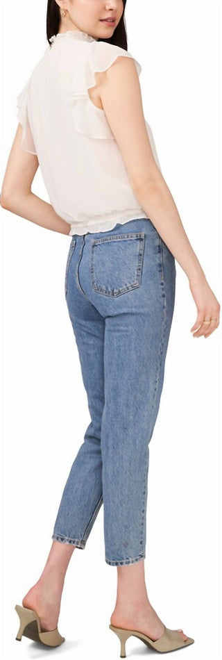 1.State - Blusa franzida com mangas esvoaçantes