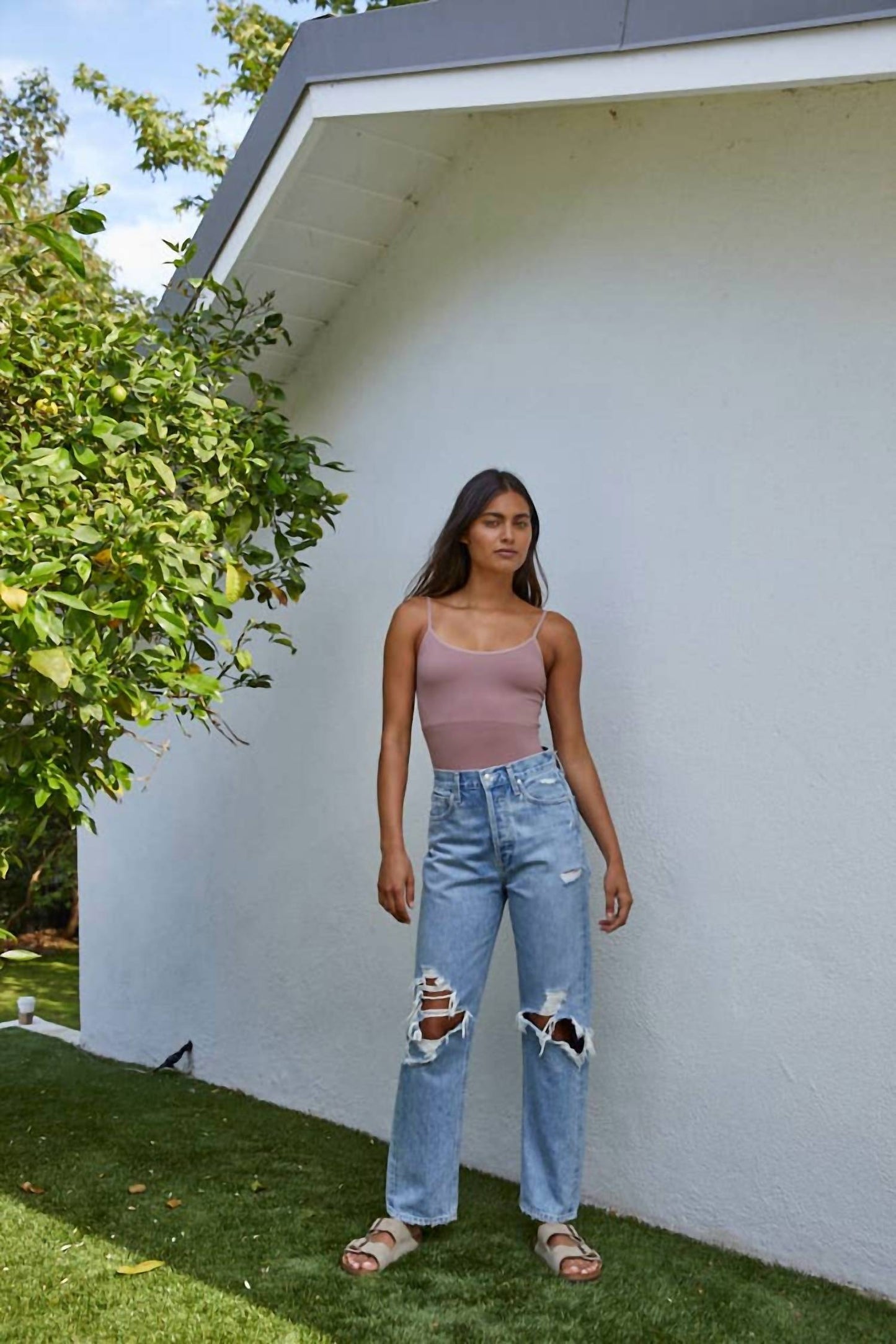 By Together - Women's Seamless Spaghetti Strap Bodysuit