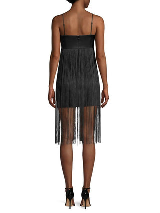 Ramy Brook - Vestido de coquetel curto com franjas Rikki