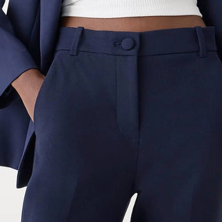 J.Crew - Calça Cameron de cintura alta com elasticidade para as quatro estações