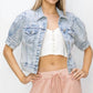 Risen - Ollie Cropped Shirt Jacket