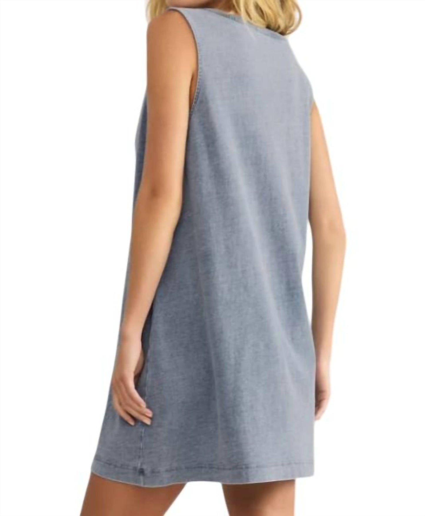 Z Supply - Sloane V-neck Knit Denim Dress
