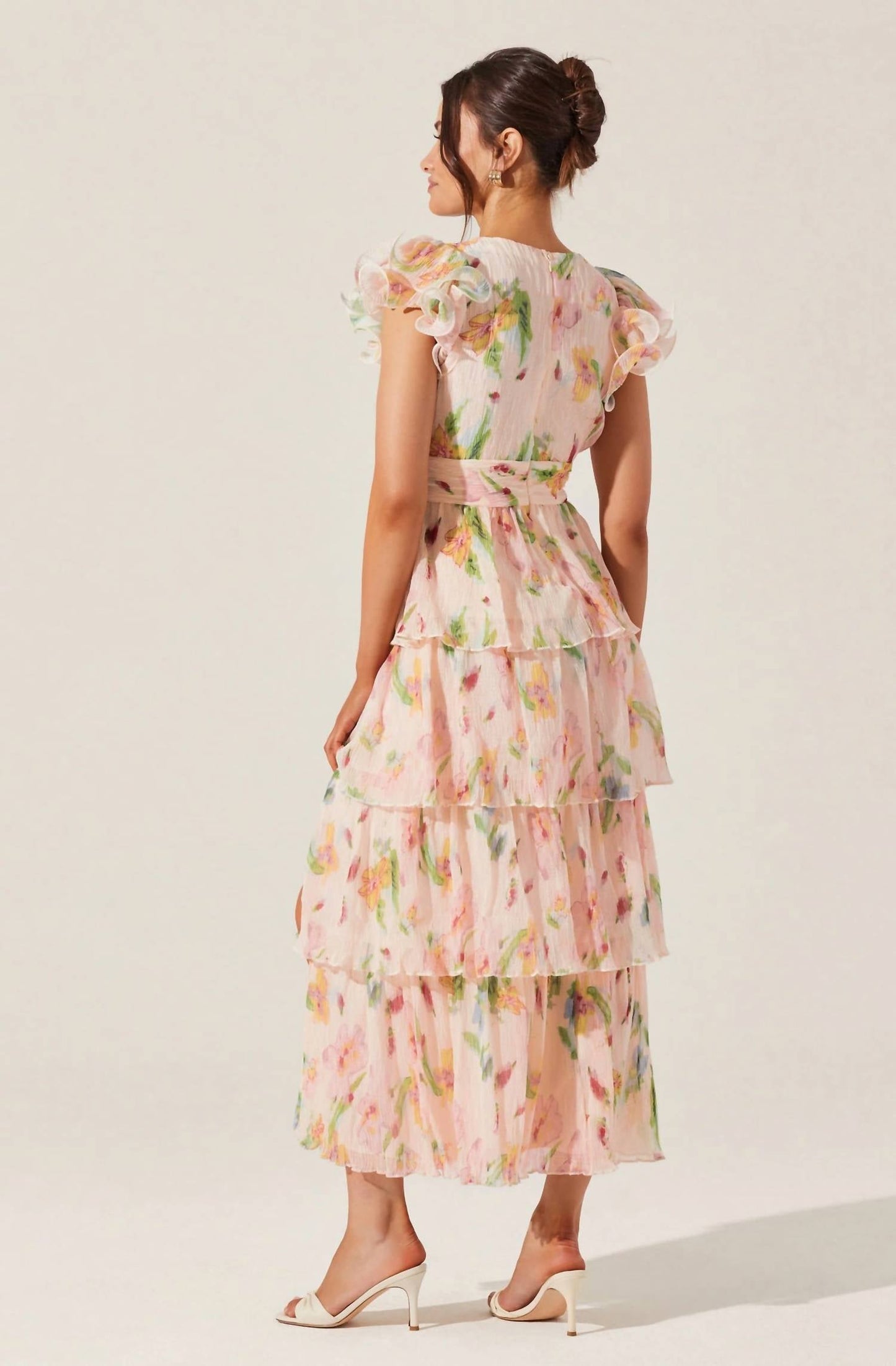 Astr - Emporia Floral Tiered Maxi Dress