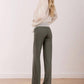 Avenue Montaigne - Flavia Linen Palazzo-style Pants