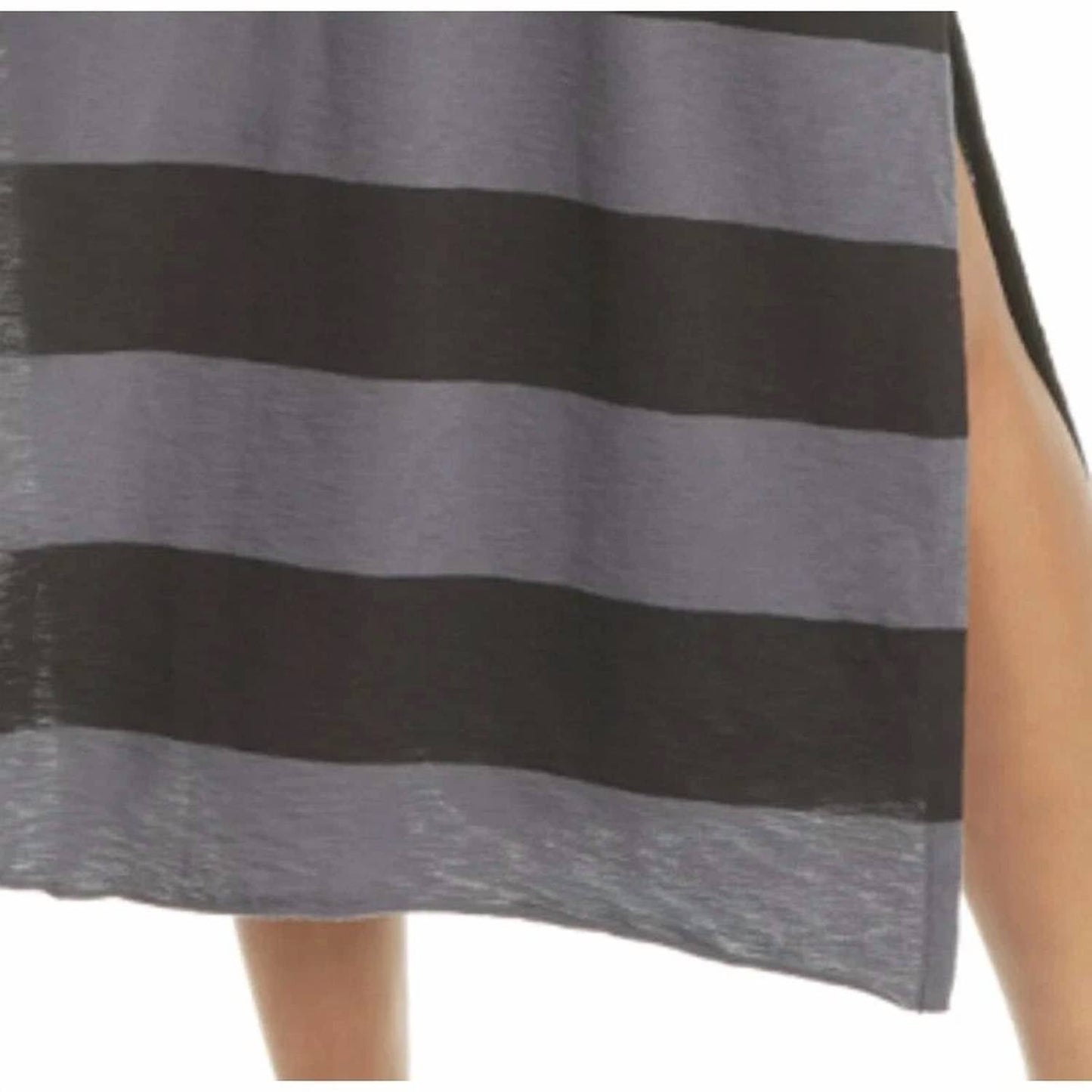 Atm - Stripe Sleeveless Maxi Dress