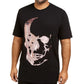 Camiseta masculina com estampa de caveira e lantejoulas Renew da INC International Concepts, preta, tamanho 48, grande e alta