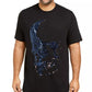 Camiseta masculina com estampa de caveira e lantejoulas Renew da INC International Concepts, preta, tamanho 48, grande e alta