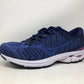 Tênis de corrida Mizuno Wave Rider 23 Waveknit feminino, azul/ultramarino, tamanho 6 B(M) EUA