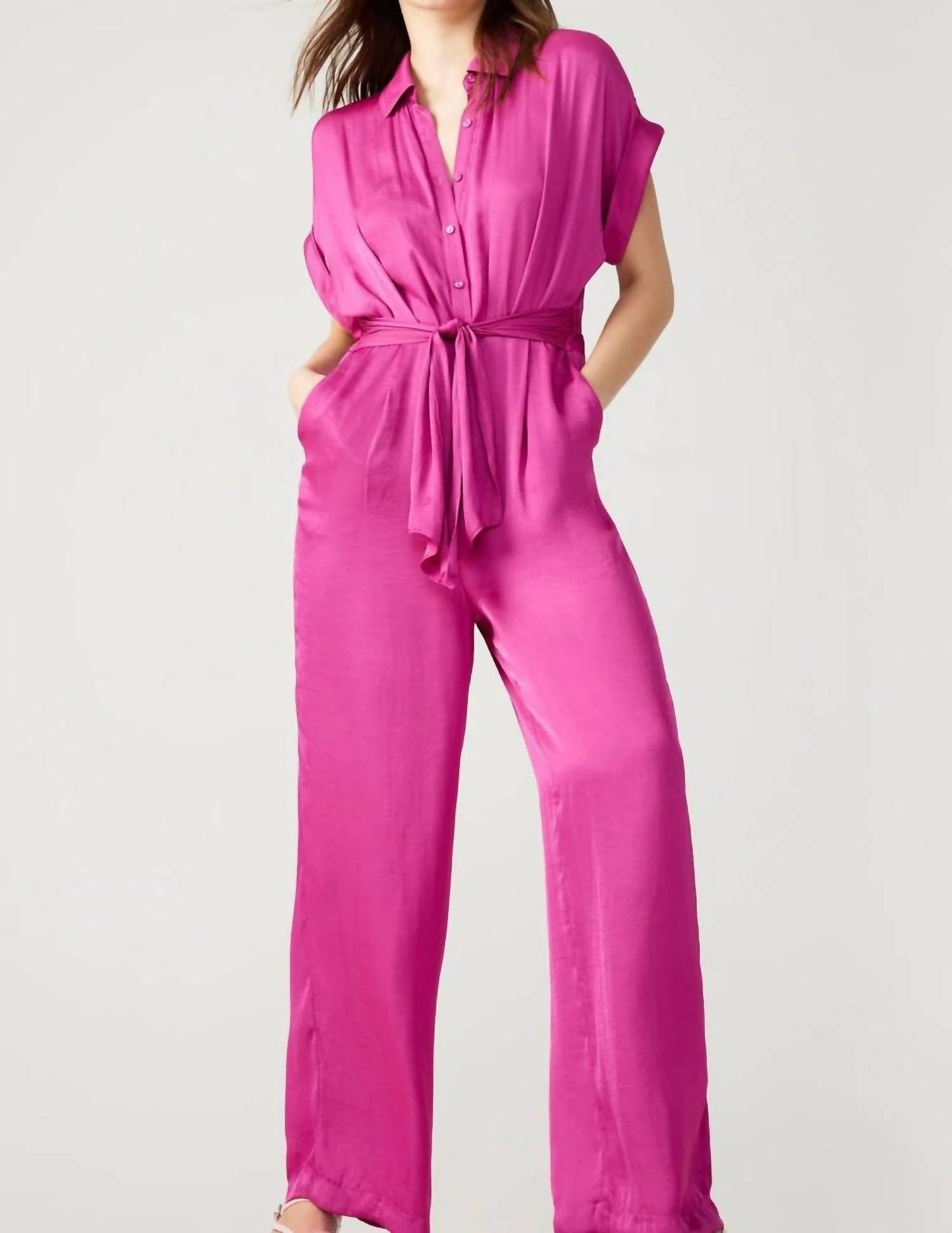 Steve Madden - Tori Button Down Jumpsuit