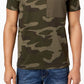 Camiseta masculina Sean John com bolso e zíper, tamanho grande, verde