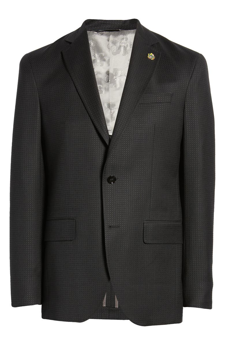 Casaco esportivo Karl Soft Wool Blend da Ted Baker London, preto, tamanho 40 regular