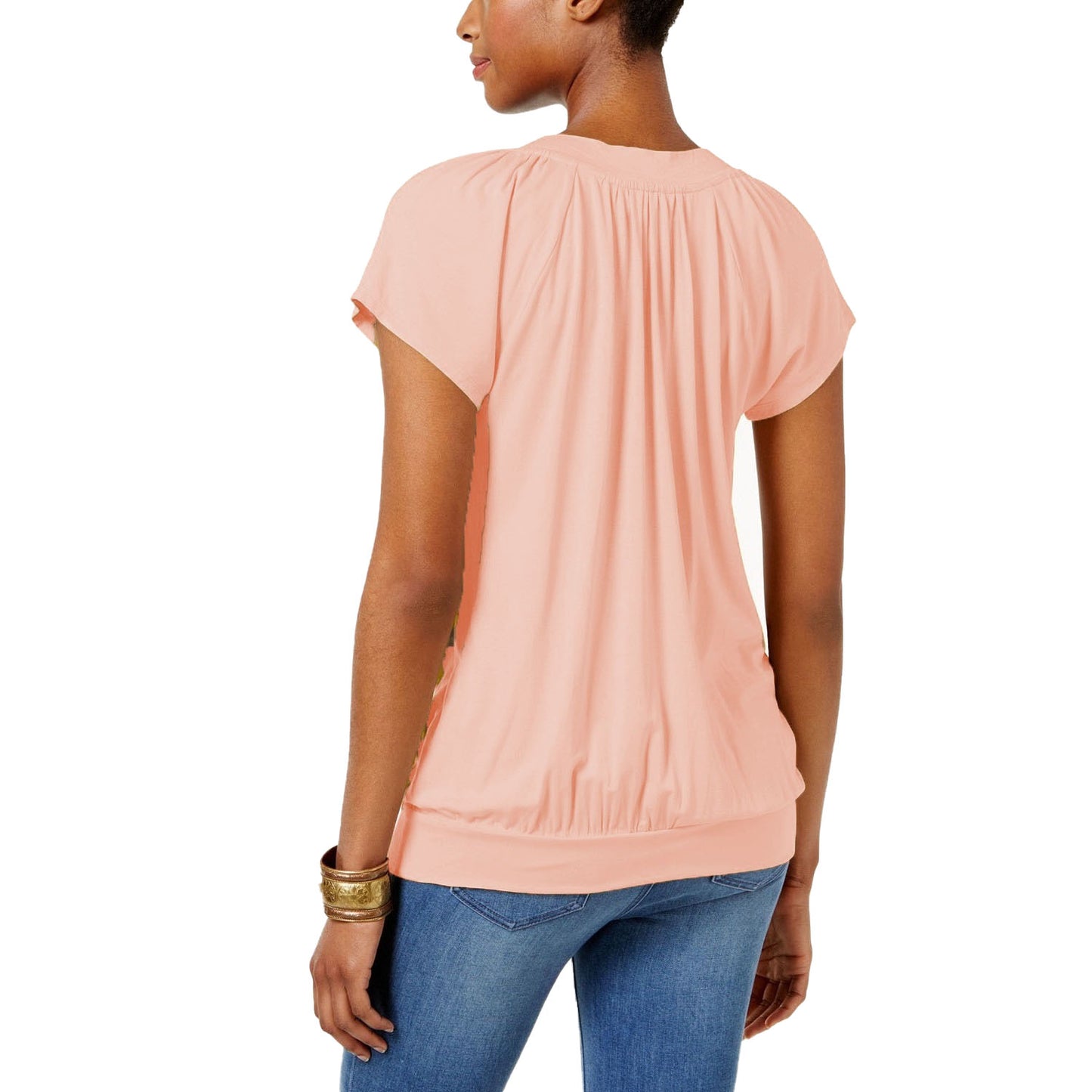 Camiseta Blusa Feminina JM Collection Casabella Tamanho P