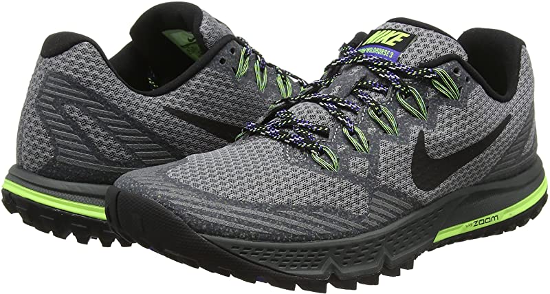 Tênis de corrida Nike Air Zoom Wildhorse 3 feminino cinza/preto