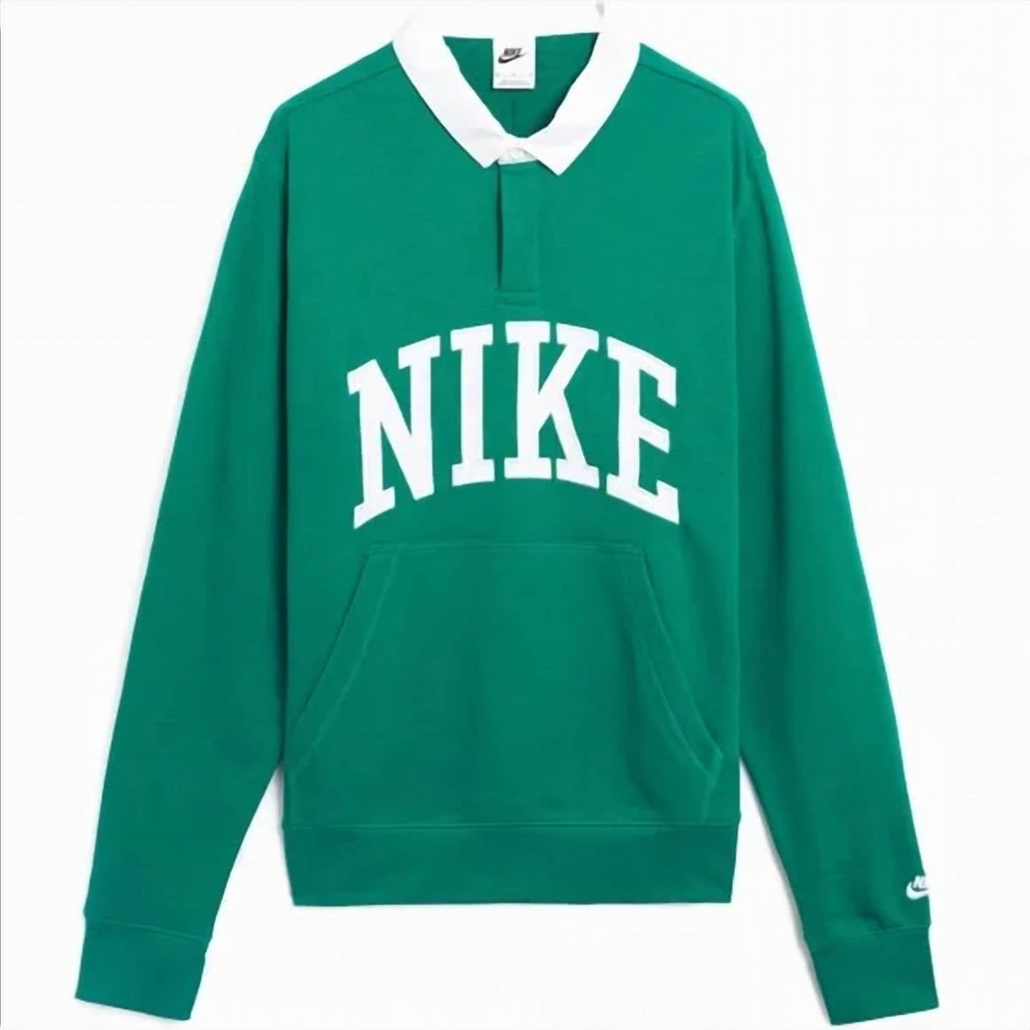 Nike - Men's Long-Sleeve Fleece Polo TOP