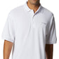 Columbia Polo Perfect Cast Masculino Branco Tamanho Pequeno