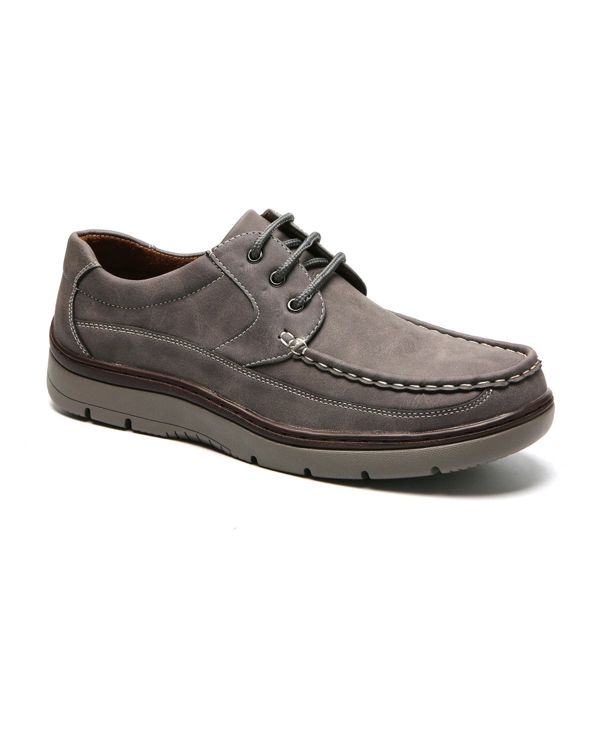 Aston Marc Tênis Casual Masculino Confortável com Cadarço Cinza Tamanho 9 M