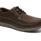Aston Marc Tênis Casual Masculino Confortável com Cadarço Marrom Tamanho 9 M