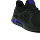 Tênis de corrida masculino Akademiks Fast 2.0 Knit, preto, tamanho 10 M