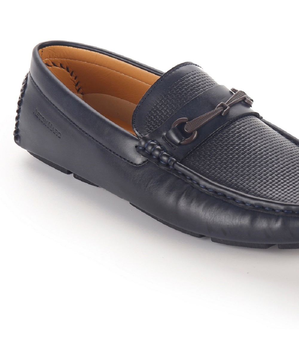 Tênis de direção masculino Aston Marc Bit, azul, tamanho 12 M