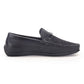 Mocassim masculino Aston Marc com cadarço e tira para dirigir, preto, tamanho 12 M