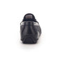 Mocassim masculino Aston Marc com cadarço e tira para dirigir, preto, tamanho 12 M