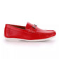 Tênis de direção masculino Aston Marc Classic perfurado, vermelho, tamanho 13 M