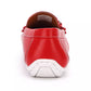 Tênis de direção masculino Aston Marc Classic perfurado, vermelho, tamanho 13 M