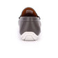 Tênis de direção masculino Aston Marc Classic perfurado, cinza, tamanho 8,5 M