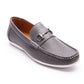 Tênis de direção masculino Aston Marc Classic perfurado, cinza, tamanho 9,5M