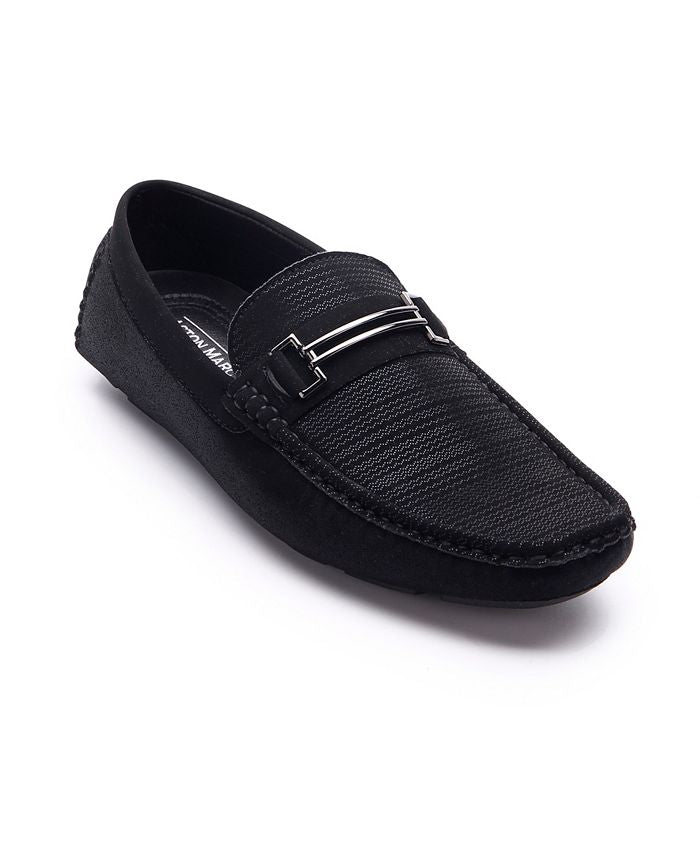 Tênis de direção ASTON MARC Clubber Bit masculino, preto, tamanho 10