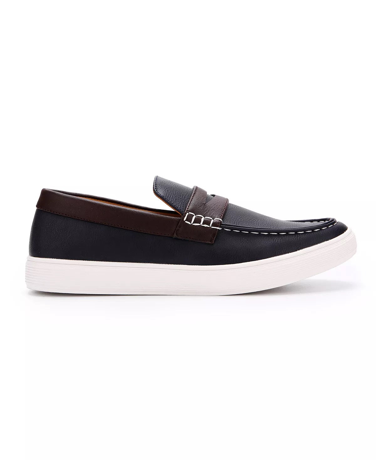 Sapatos náuticos masculinos Aston Marc, azuis, tamanho 10 M