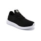 Tênis de corrida masculino Akademiks Pulse Knit preto, tamanho 11 M