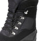 Botas de neve de camurça para todos os climas masculinas Polar Armor, pretas, tamanho 11 M