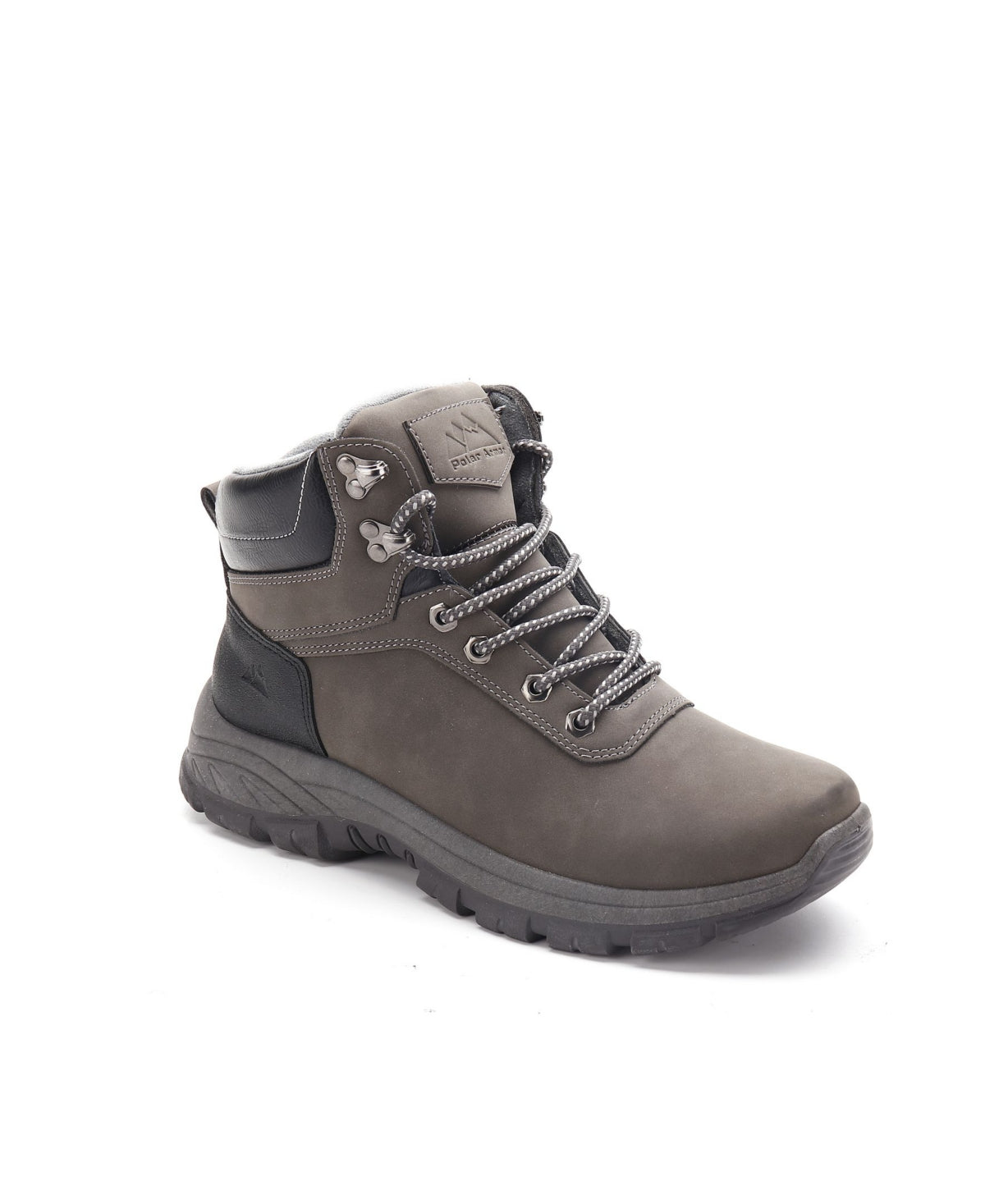 Botas de trabalho clássicas para todas as funções Polar Armor masculinas, cinza, tamanho 9 M