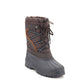 Botas de neve masculinas Polar Armor All Weather sem cadarço, marrom, tamanho 9M
