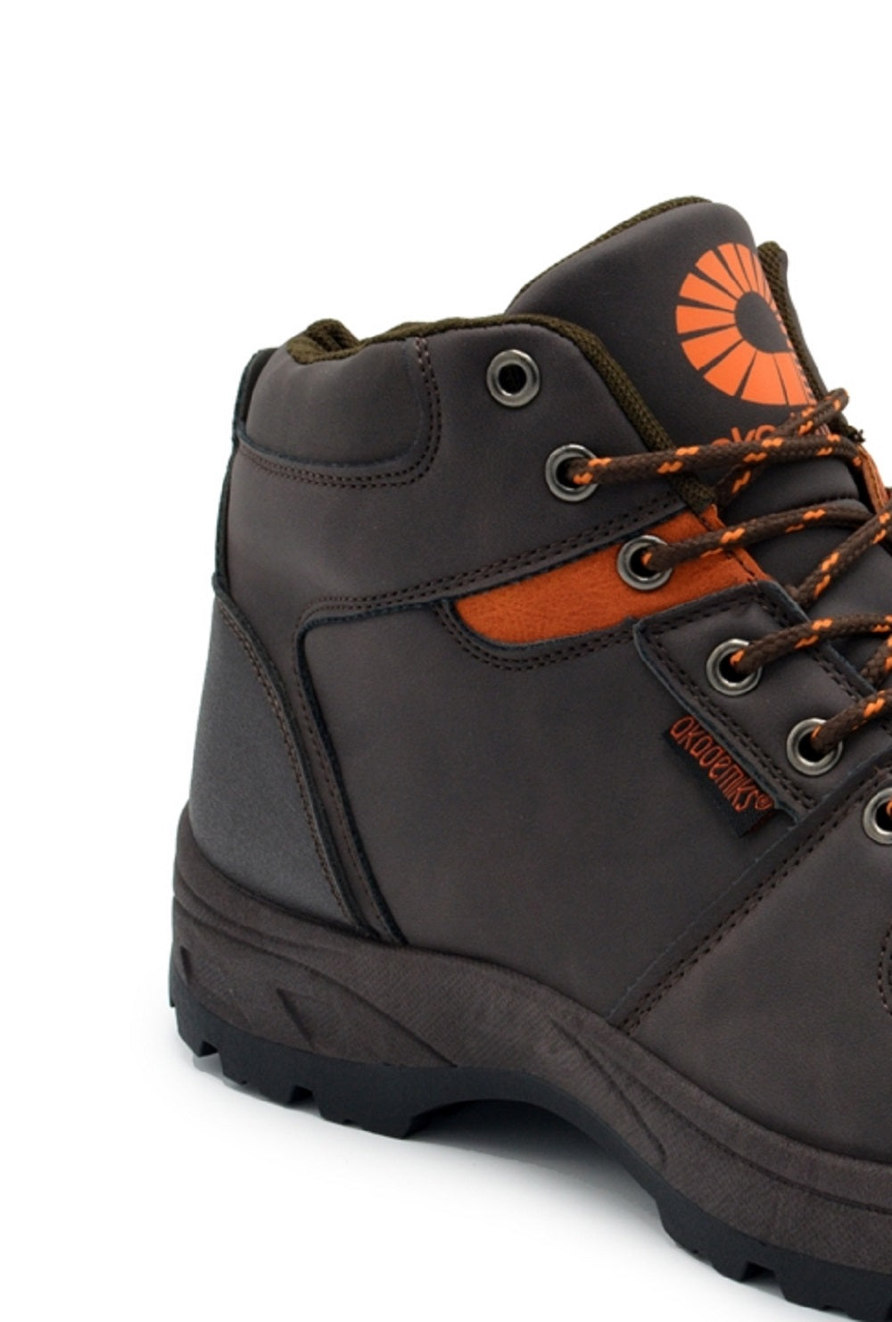 Botas de trabalho Hunter masculinas Akademiks, marrom, tamanho 10M