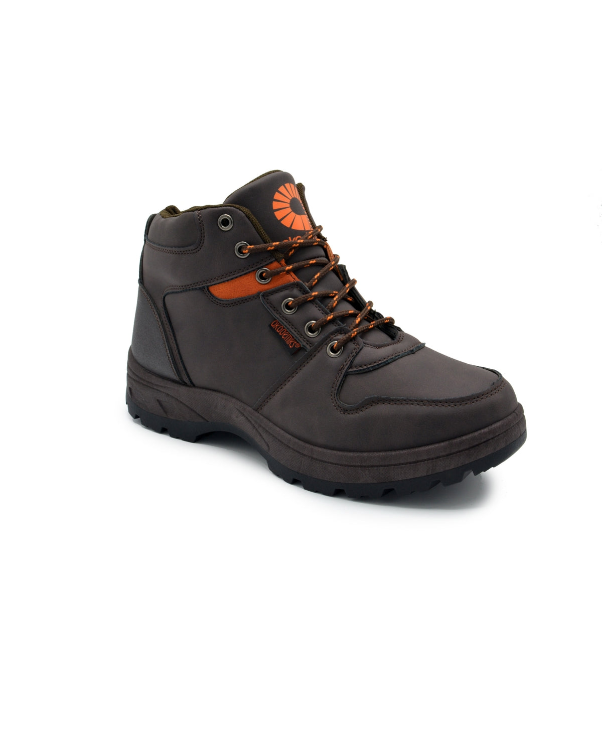 Botas de trabalho Hunter masculinas Akademiks, marrom, tamanho 12 M