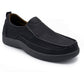 Tênis casual masculino Aston Marc Slip-On para caminhada, preto, tamanho 8 M