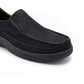 Tênis casual masculino Aston Marc Slip-On para caminhada, preto, tamanho 9 M