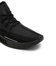 Tênis de corrida masculino Akademiks Fit 2.0 Knit, preto, tamanho 9M