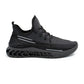 Tênis de corrida masculino Akademiks Fit 2.0 Knit, preto, tamanho 10 M