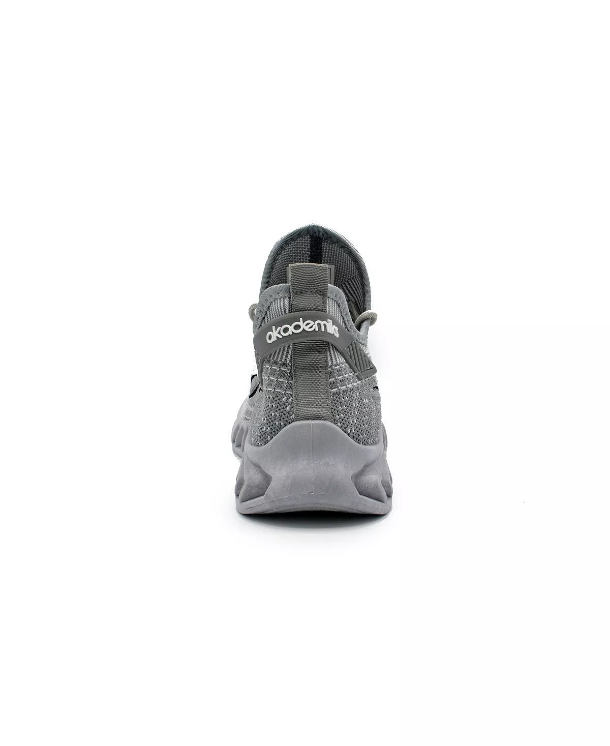 Tênis de corrida masculino Akademiks Fit Knit, cinza, tamanho 10 M