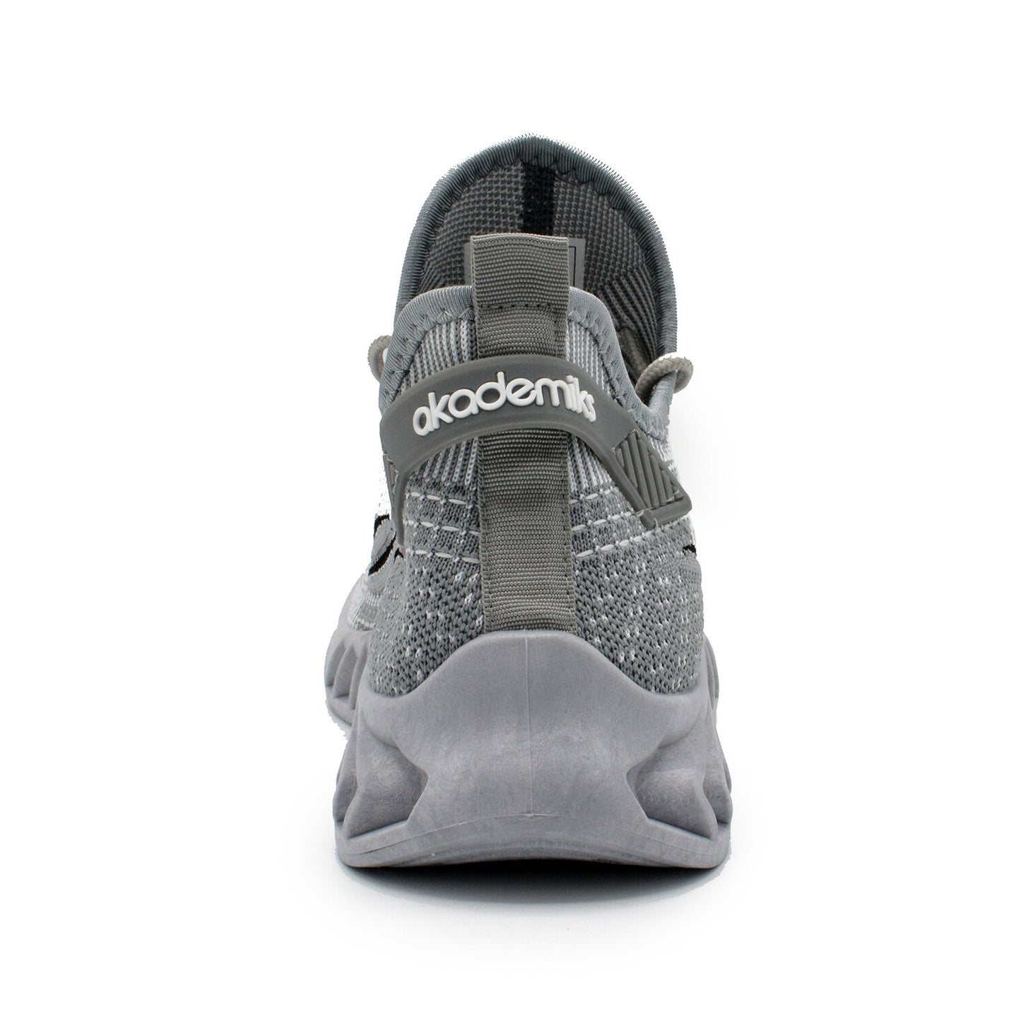 Tênis de corrida masculino Akademiks Fit 3.0 Knit, cinza, tamanho 11 M