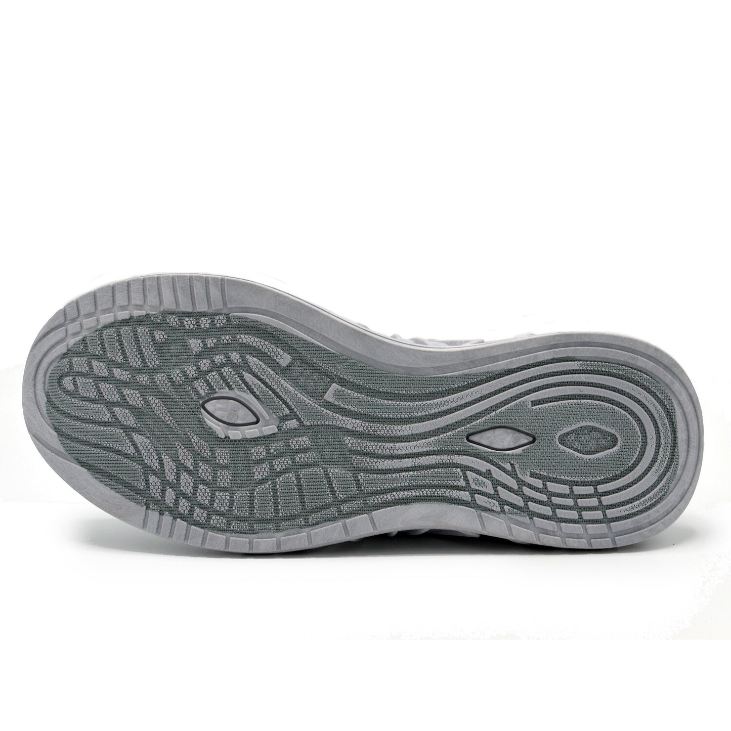 Tênis de corrida masculino Akademiks Fit 3.0 Knit, cinza, tamanho 11 M