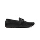 Mocassim Aston Marc Charter Masculino com Fivela Lateral Preto Tamanho 10,5 M